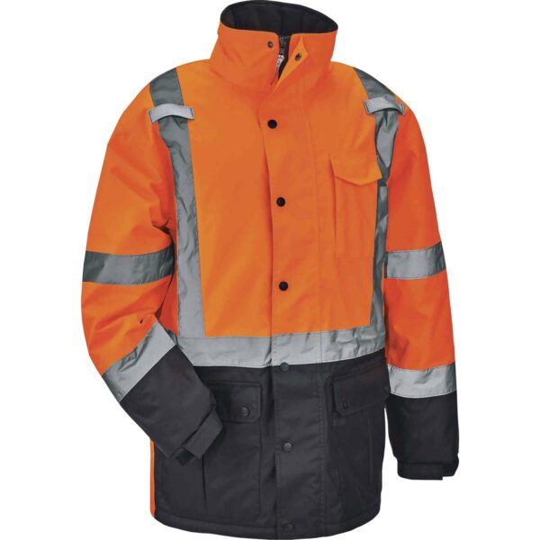 Ergodyne 8384 Type R Class 3 Hi-Vis Quilted Thermal Parka