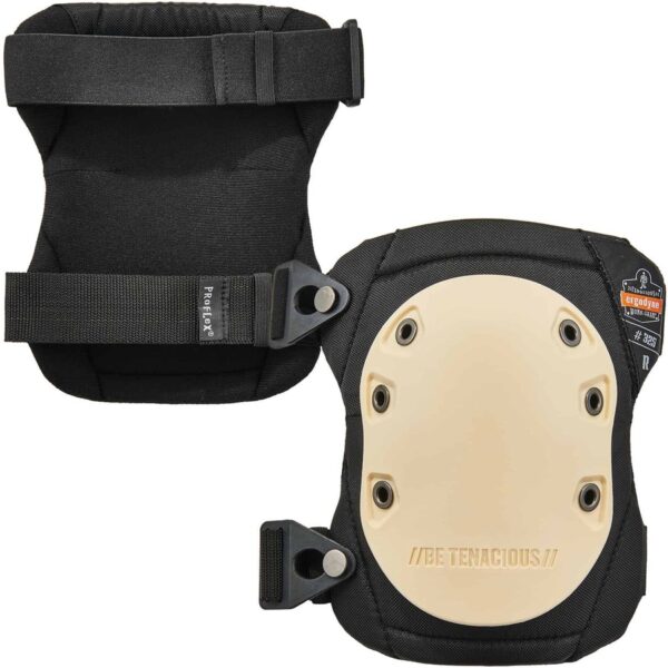 Ergodyne ProFlex 325 Cap Non-Marring Rubber Cap Knee Pads - Buckle