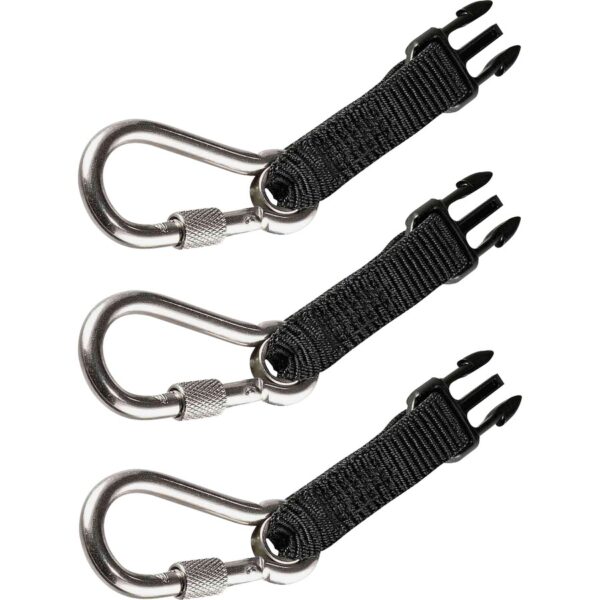 Ergodyne 3025 Retractable Tool Lanyard Accessory Pack - SS Carabiner Attachments