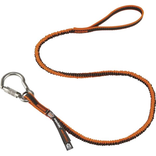 Ergodyne 3101F(x) Tool Lanyard - Stainless-Steel Carabiner + Loop - 15lbs / 6.8kg