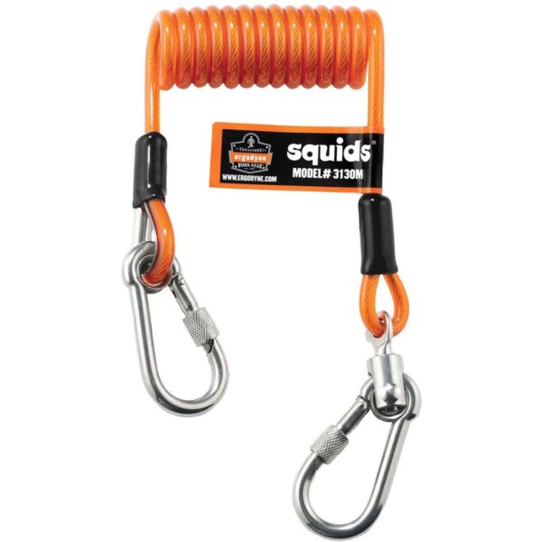 Ergodyne 3130M Coiled Cable Lanyard - 5lb