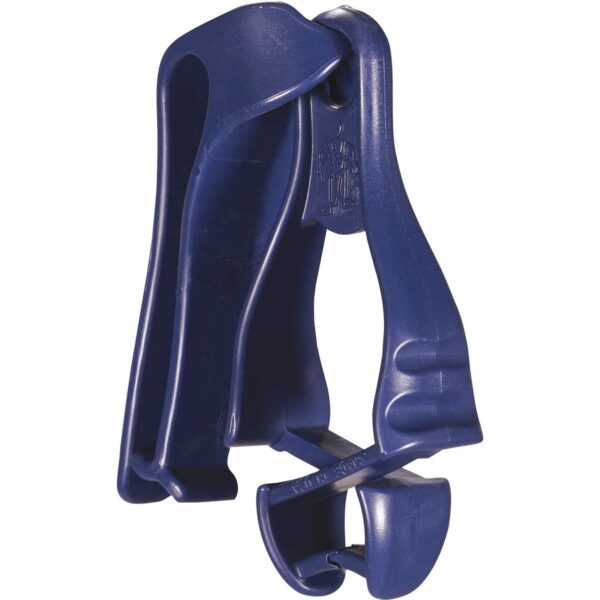 Ergodyne 3405MD Deep Blue Metal Detectable Glove Clip - Belt Clip Mount