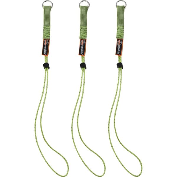 Ergodyne 3703 Elastic Tool Tether Attachment - Loop Tool Tails - 15lbs (3-Pack)