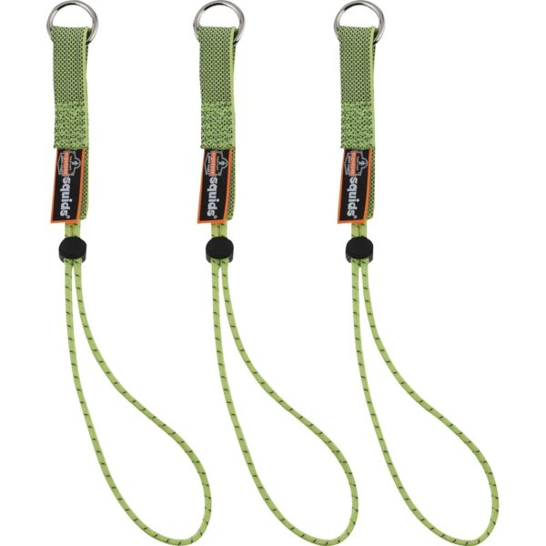 Ergodyne 3703 Elastic Tool Tether Attachment - Loop Tool Tails - 15lbs (3-Pack)