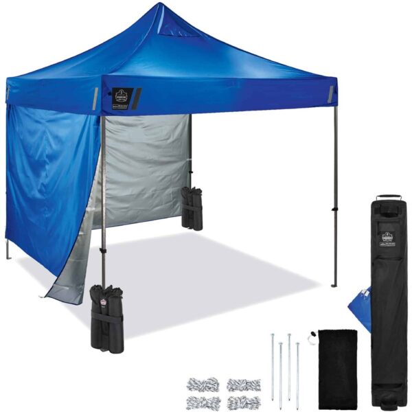 Ergodyne 6051 Heavy-Duty Pop-Up Tent Kit - 10ft x 10ft / 3m x 3m