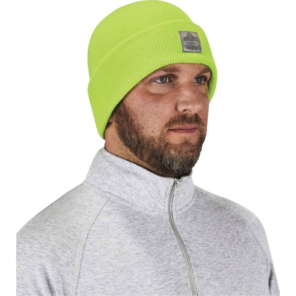 Ergodyne 6806 Cuffed Rib Knit Beanie Hat