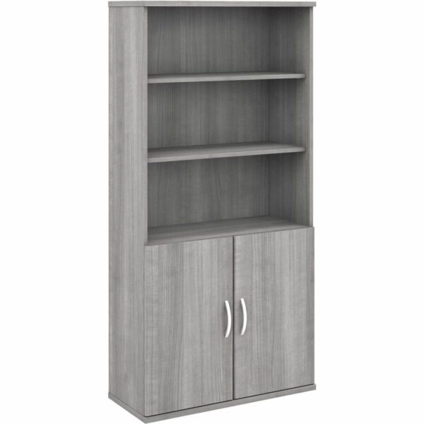 Bush Business Furniture Studio C 5 Shelf Bookcase with Doors