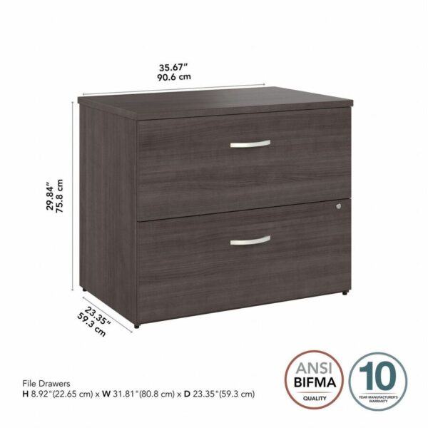 Bush Business Furniture Studio C 2 Drawer Lateral File Cabinet - Image 2