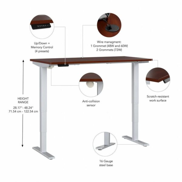 Bush Business Furniture Move 40 Series 48w X 24d Electric Height Adjustable Standing Desk - Image 3