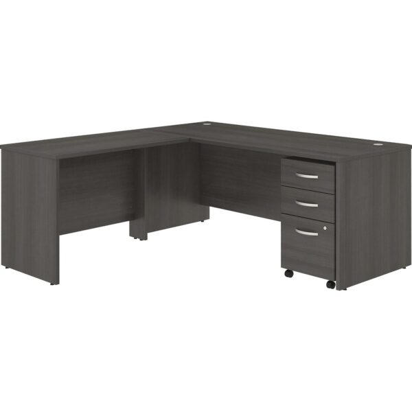 Bush Business Furniture Studio C 72W X 30D L Shaped Desk With Mobile File Cabinet And 42W Return