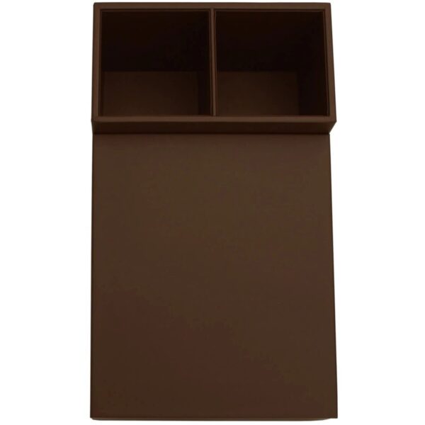 Dacasso Leather Coffee Condiment Organizer - Image 2