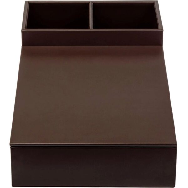 Dacasso Leather Coffee Condiment Organizer - Image 6