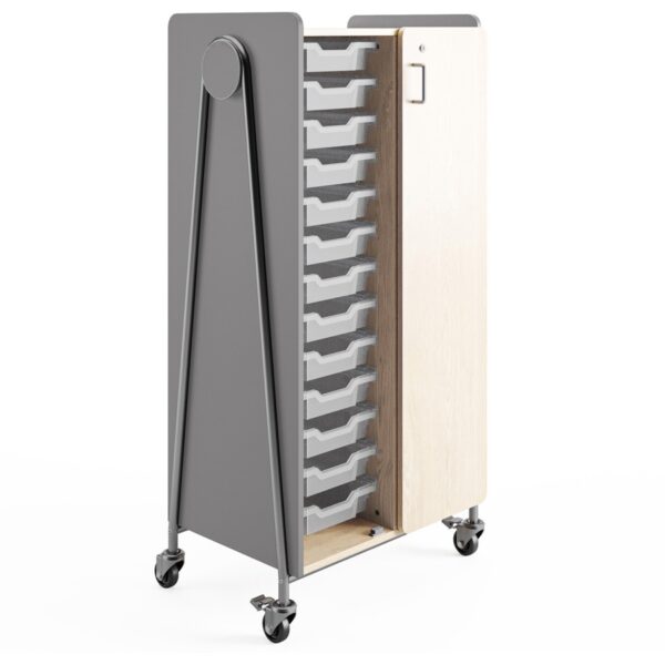 Safco Whiffle Typical Double Rolling Storage Cart