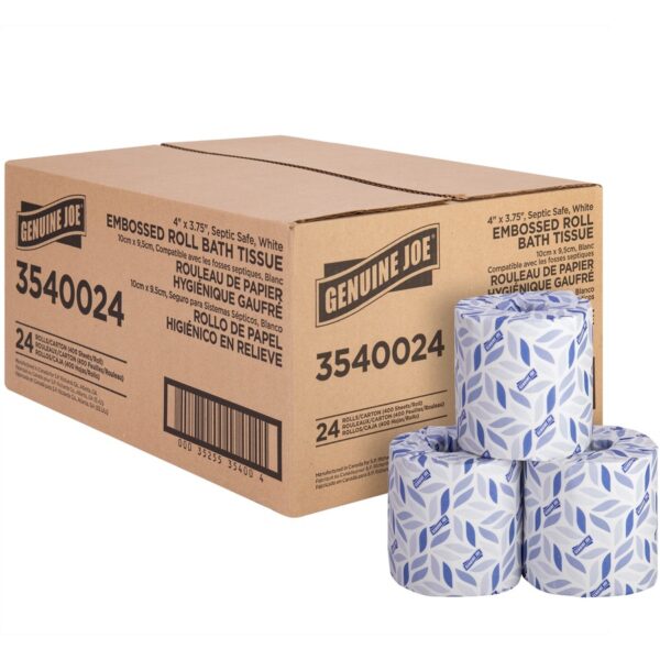 Genuine Joe 2-ply Bath Tissue Rolls