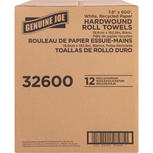 Genuine Joe Hardwound Roll Paper Towels - Image 2