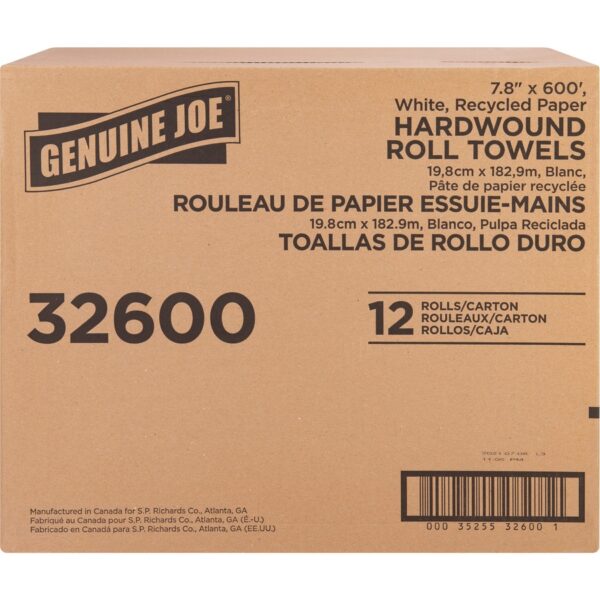 Genuine Joe Hardwound Roll Paper Towels - Image 4