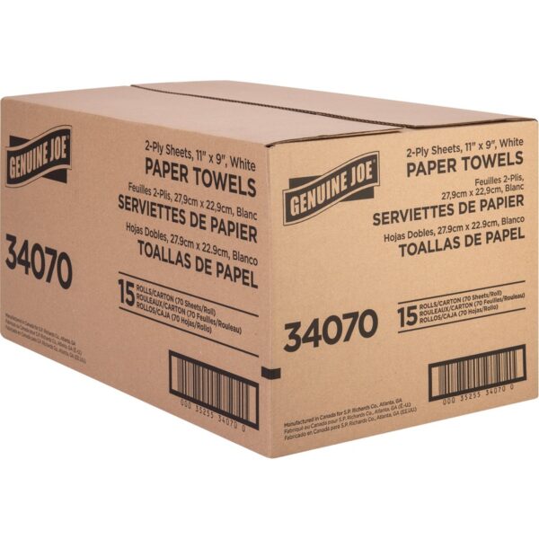 Genuine Joe 2-ply Paper Towel Rolls - Image 3