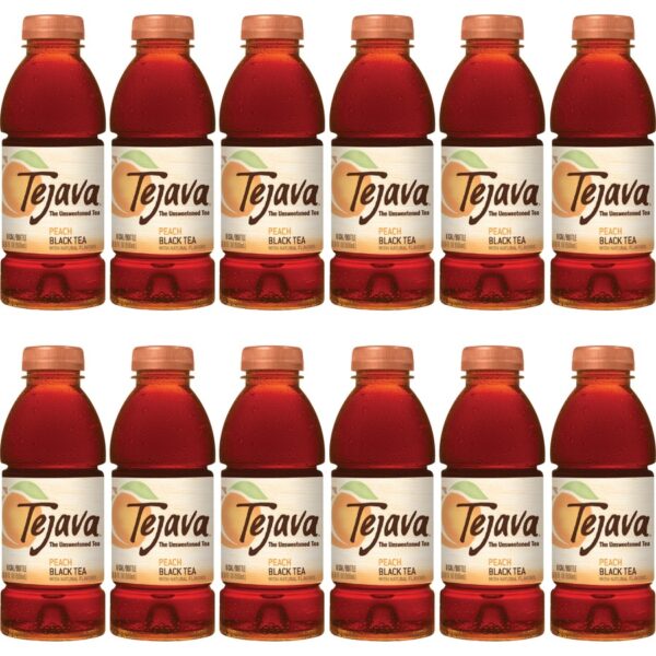 Tejava Peach Black Tea Bottle