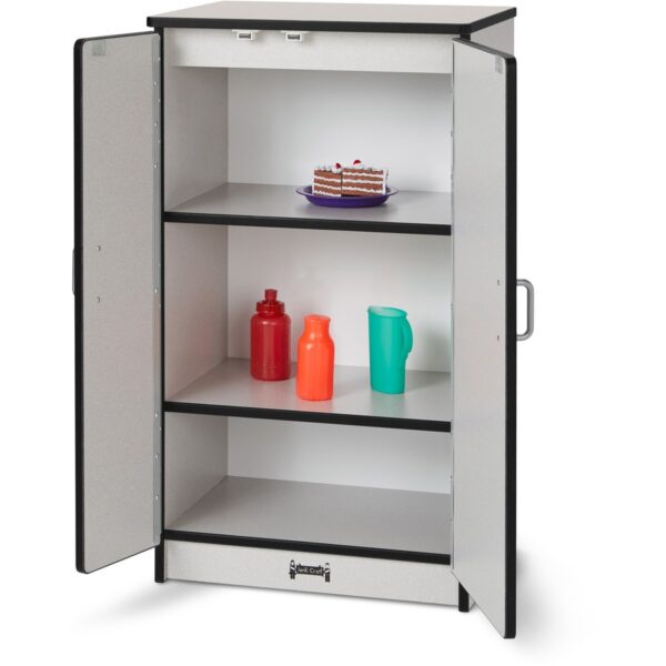 Rainbow Accents - Culinary Creations Kitchen Refrigerator - Black