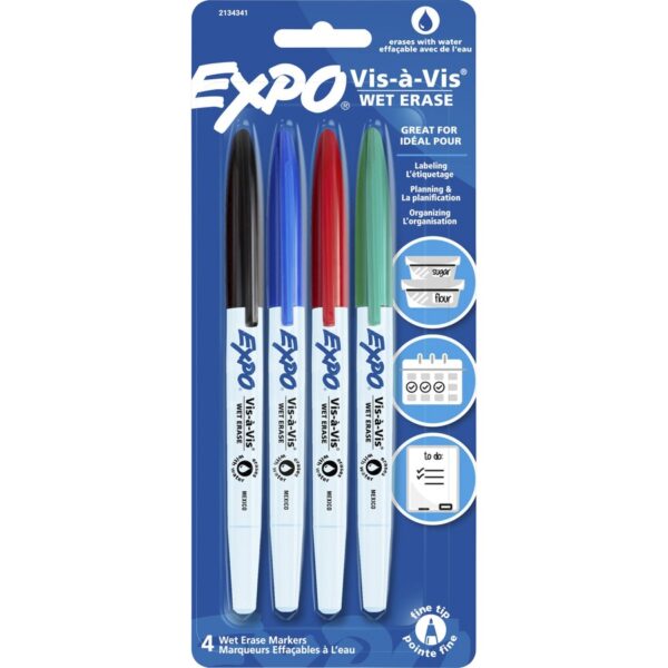 Expo Vis-à-Vis Wet-Erase Markers