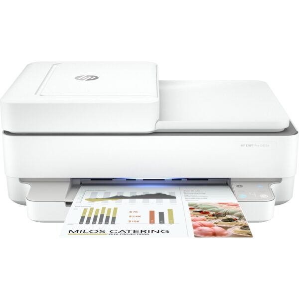 HP Envy 6455e Wireless Inkjet Multifunction Printer - Color - White - Image 3