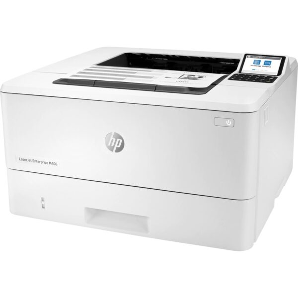 HP LaserJet Enterprise M406dn Desktop Laser Printer - Monochrome - Image 3