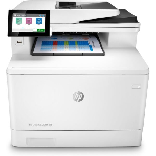 HP LaserJet Enterprise M480f Laser Multifunction Printer - Color - Image 6