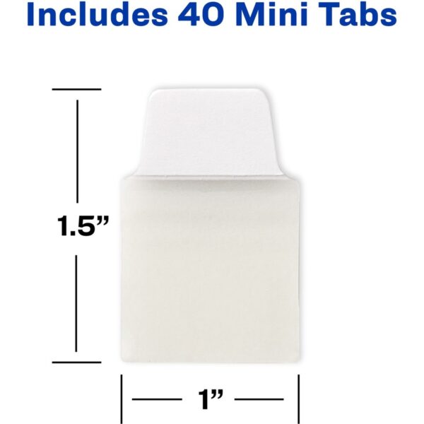 Avery® Ultra Tabs Repositionable Mini Tabs - Image 2