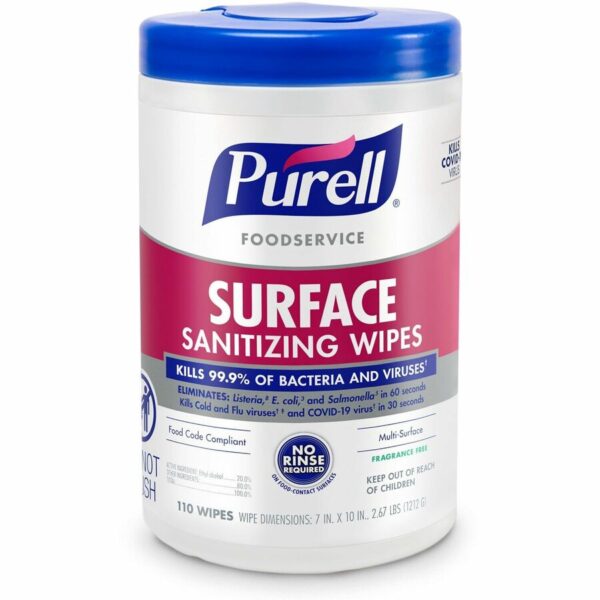 PURELL® Foodservice Surface Sanitizing Wipes