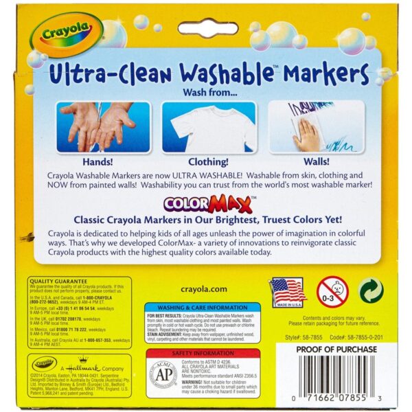 Crayola Ultra-Clean Washable Markers - Image 2