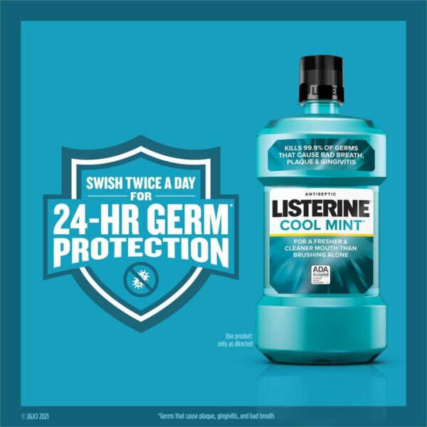 LISTERINE® Cool Mint Antiseptic Mouthwash - Image 4