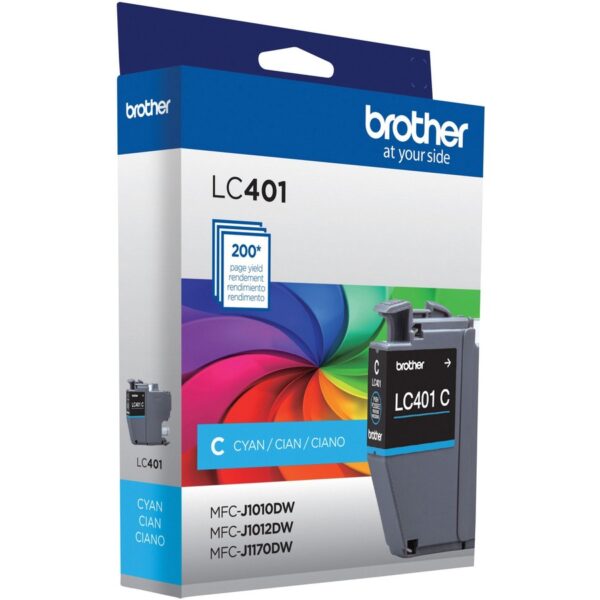 Brother LC401CS Original Standard Yield Inkjet Ink Cartridge - Single Pack - Cyan - 1 Each - Image 3