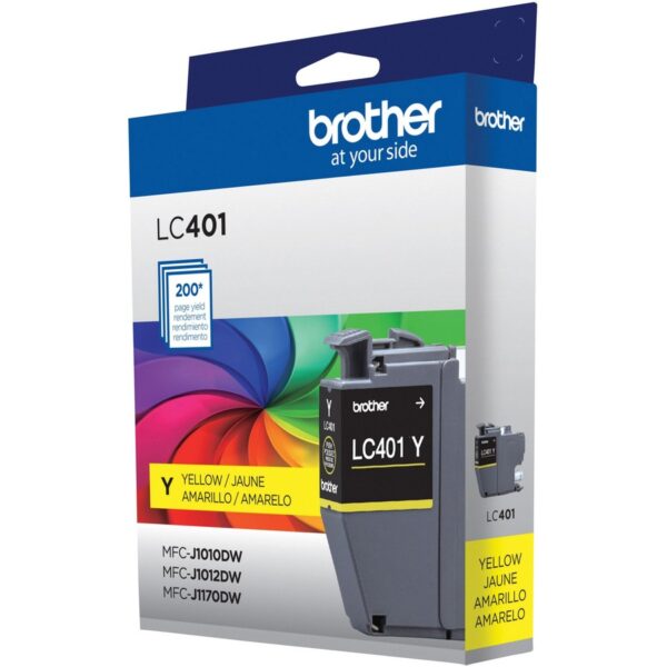 Brother LC401YS Original Standard Yield Inkjet Ink Cartridge - Single Pack - Yellow - 1 Each - Image 2