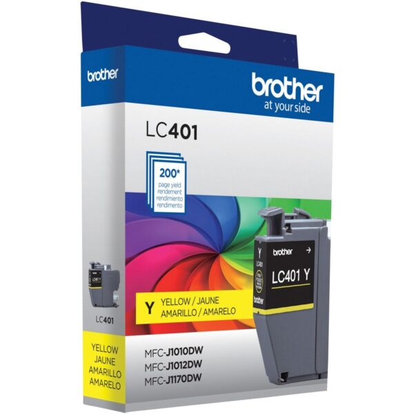 Brother LC401YS Original Standard Yield Inkjet Ink Cartridge - Single Pack - Yellow - 1 Each - Image 3