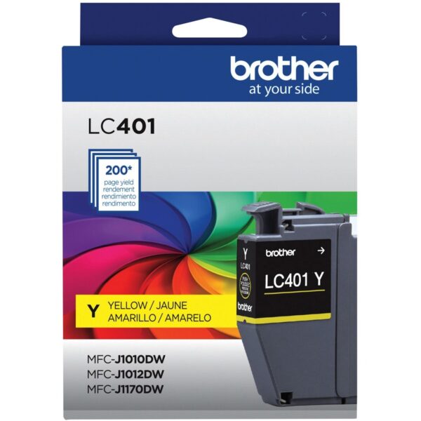 Brother LC401YS Original Standard Yield Inkjet Ink Cartridge - Single Pack - Yellow - 1 Each - Image 4