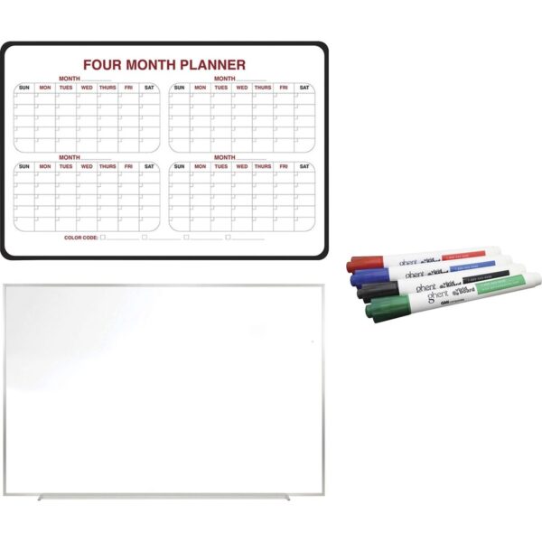 Ghent Dry Erase/Bulletin Board Kit