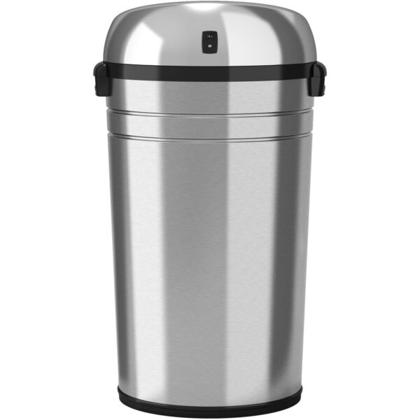 HLS Commercial XL Round Stainless Sensor Trash Can - Image 3