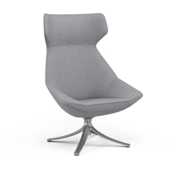 9 to 5 Seating Jax High-back Lounge Chair with Swivel Base