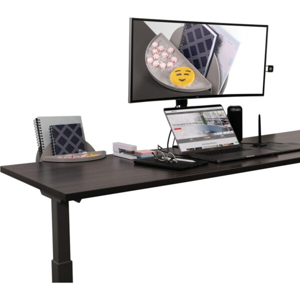 Deflecto Standing Desk Desk File Organizer Grey - Image 2