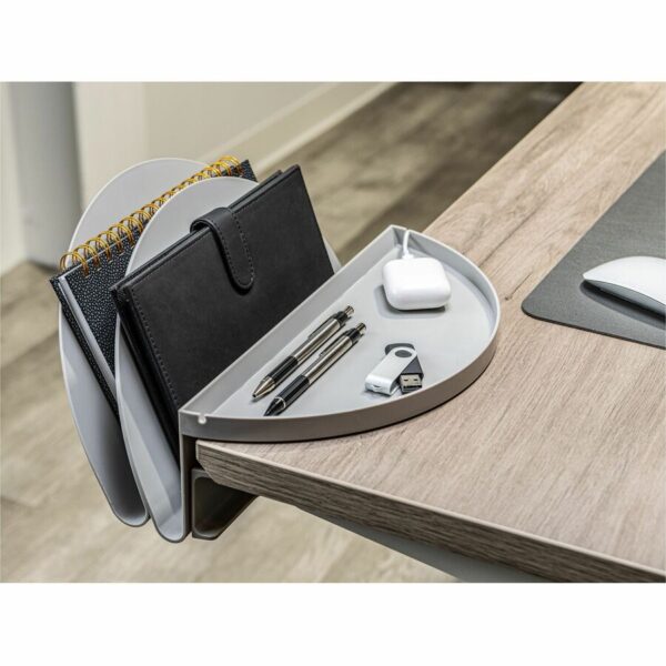 Deflecto Standing Desk Desk File Organizer Grey - Image 3