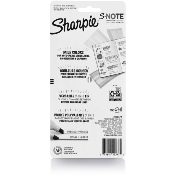 Sharpie S-Note Marker - Image 2