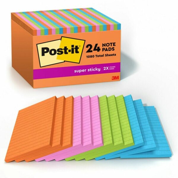 Post-it® Super Sticky Notes - Energy Boost Color Collection