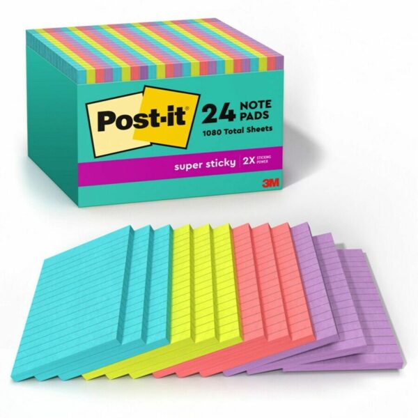 Post-it® Super Sticky Notes - Supernova Neons Color Collection