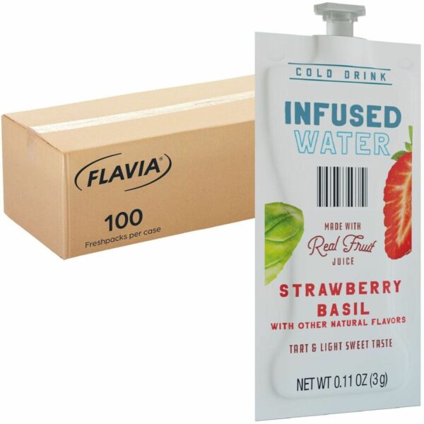 Flavia Strawberry Basil Infused Water Freshpack