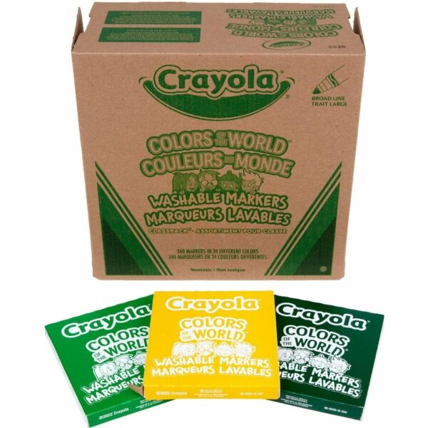 Crayola Multicultural Colors Washable Markers