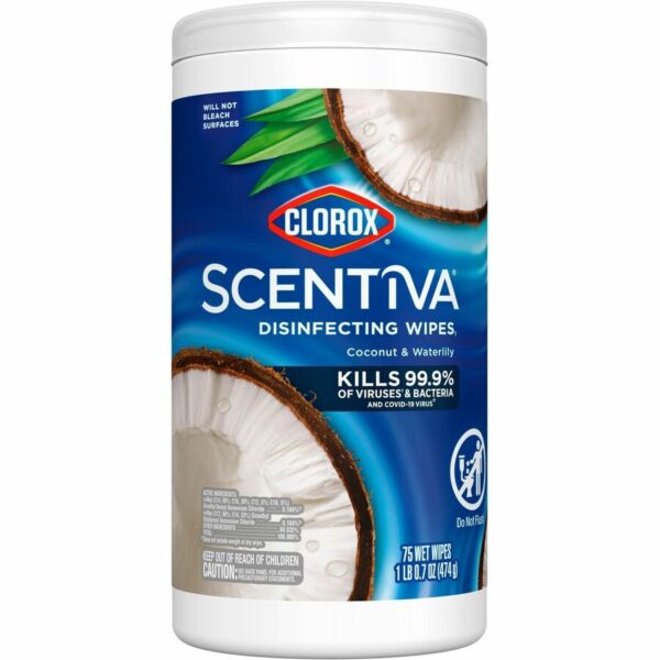 Clorox Scentiva Wipes, Bleach Free Cleaning Wipes