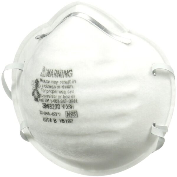 3M N95 Particle Respirator 8200 Masks - 2-Packs - Image 2