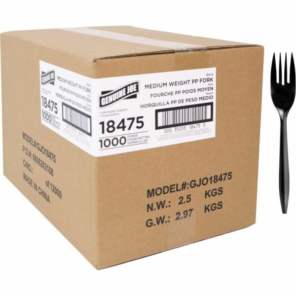 Genuine Joe Medium-weight Individually Wrapped Forks