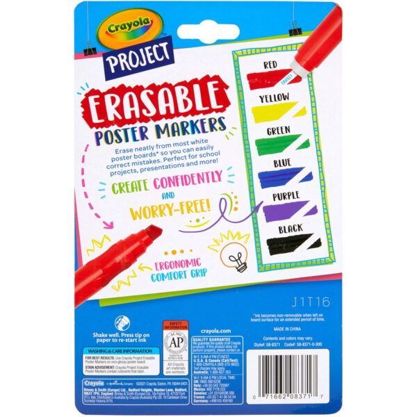 Crayola Project Erasable Poster Markers - Image 4