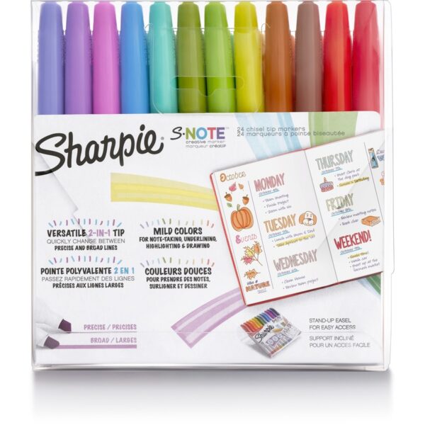 Sharpie S-Note Creative Markers, Chisel Tip - Image 4